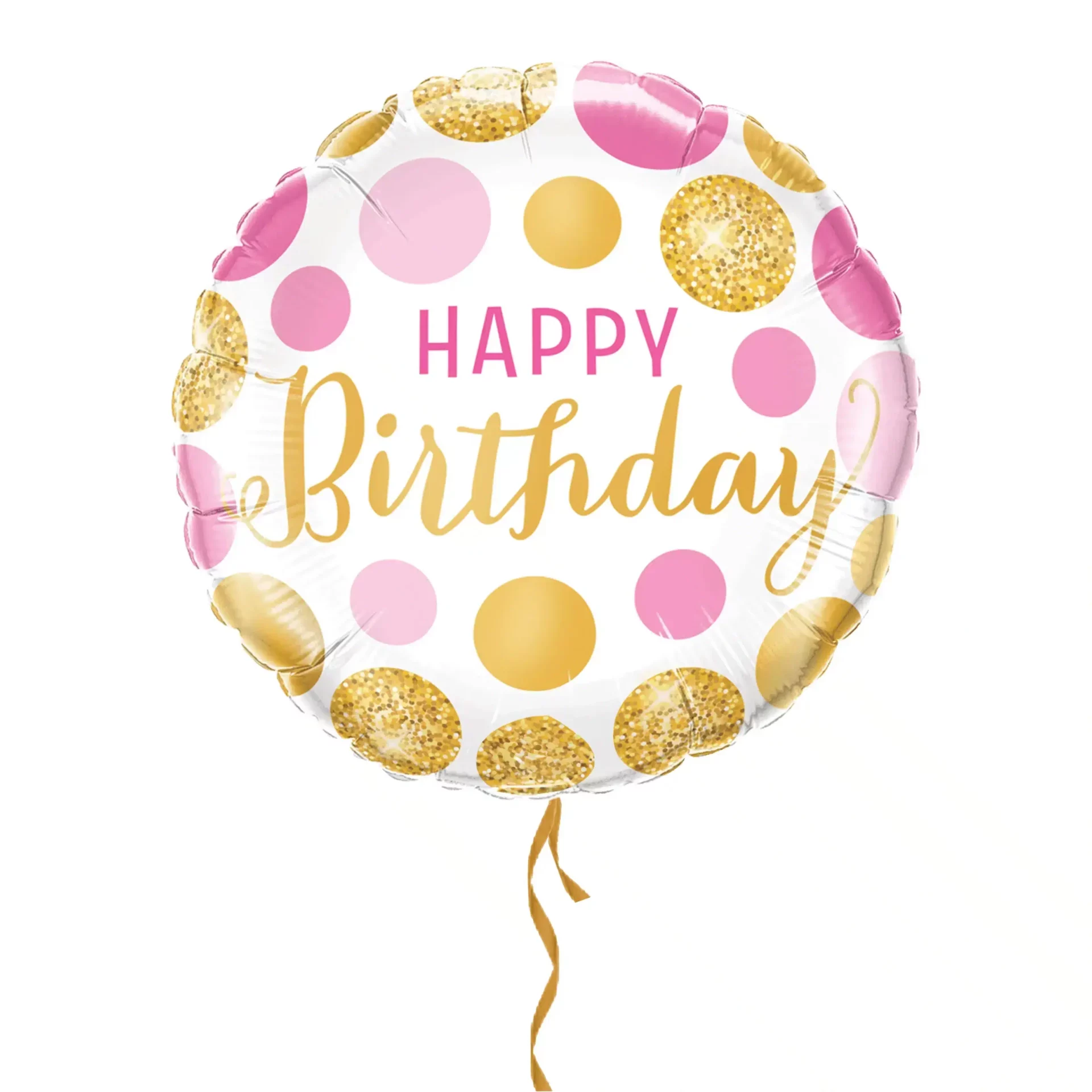 Happy Birthday Balloon in Pink