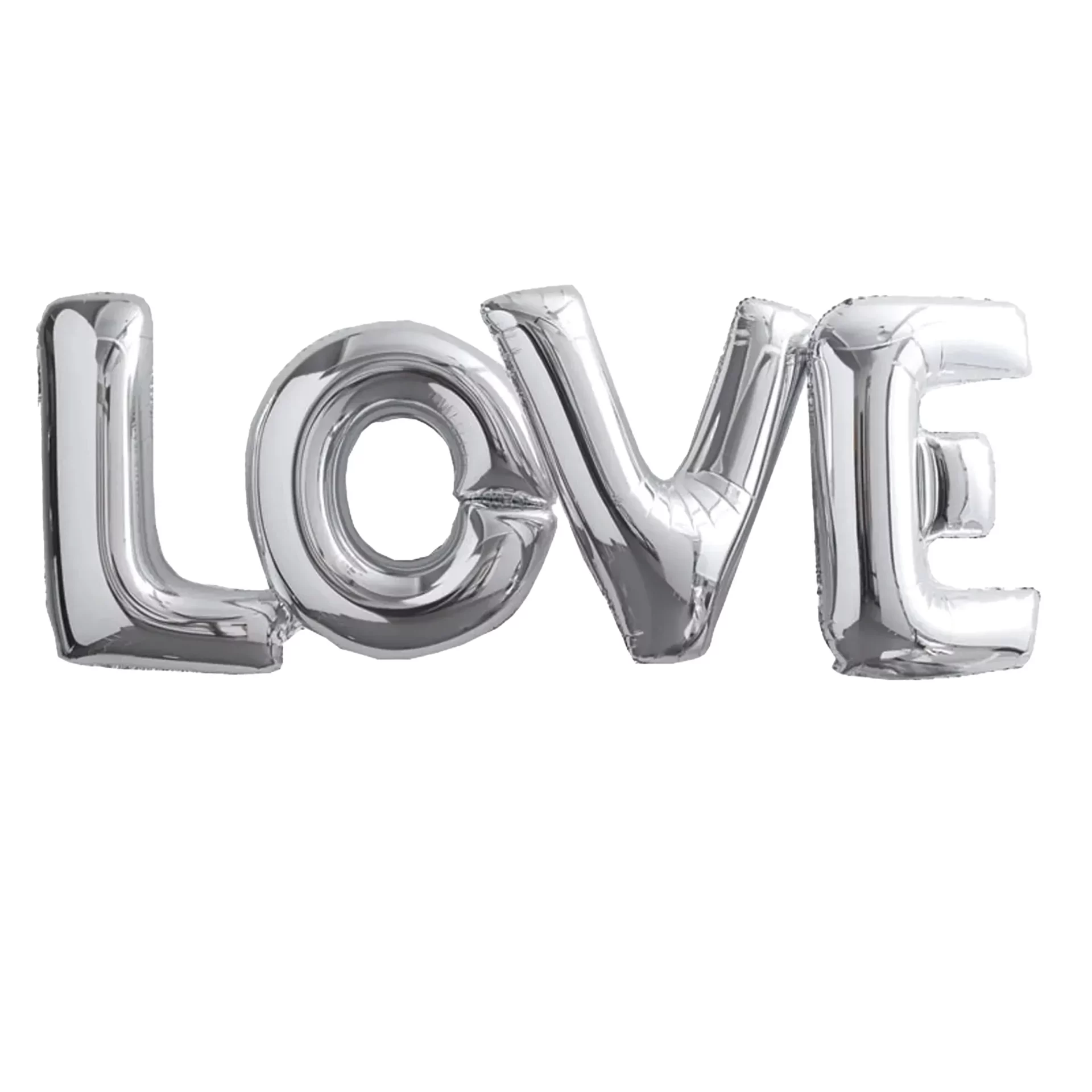 Love Balloon in Silver