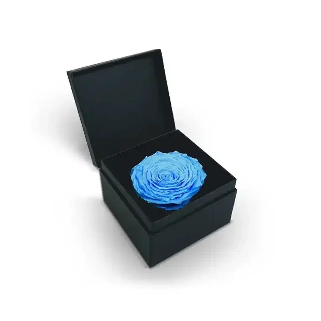 Single Blue Eternal Rose