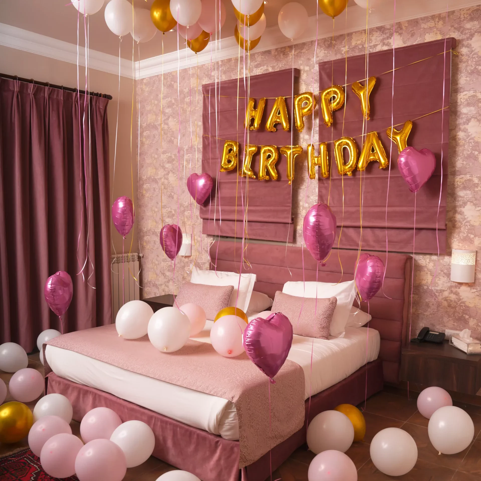 Birthday Balloon Room Deco