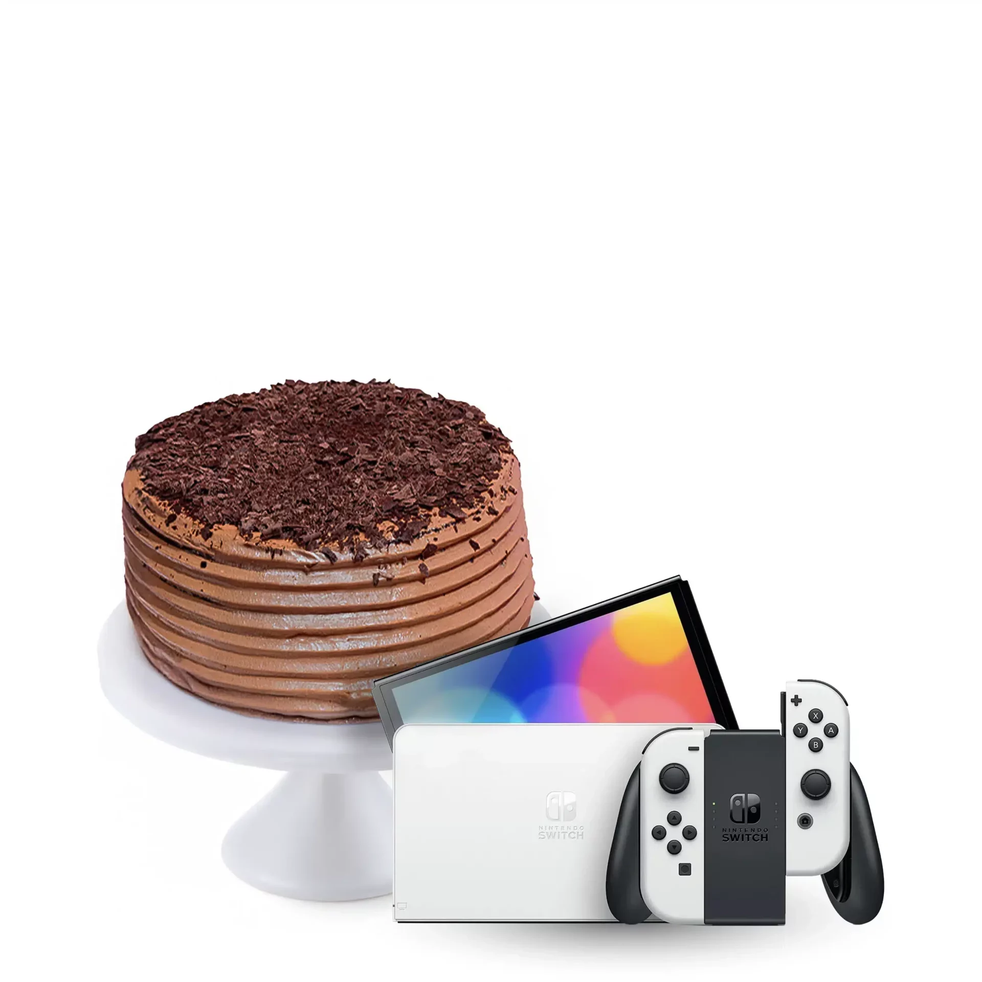 Nintendo Switch - OLED in White Joy-Con and Dock