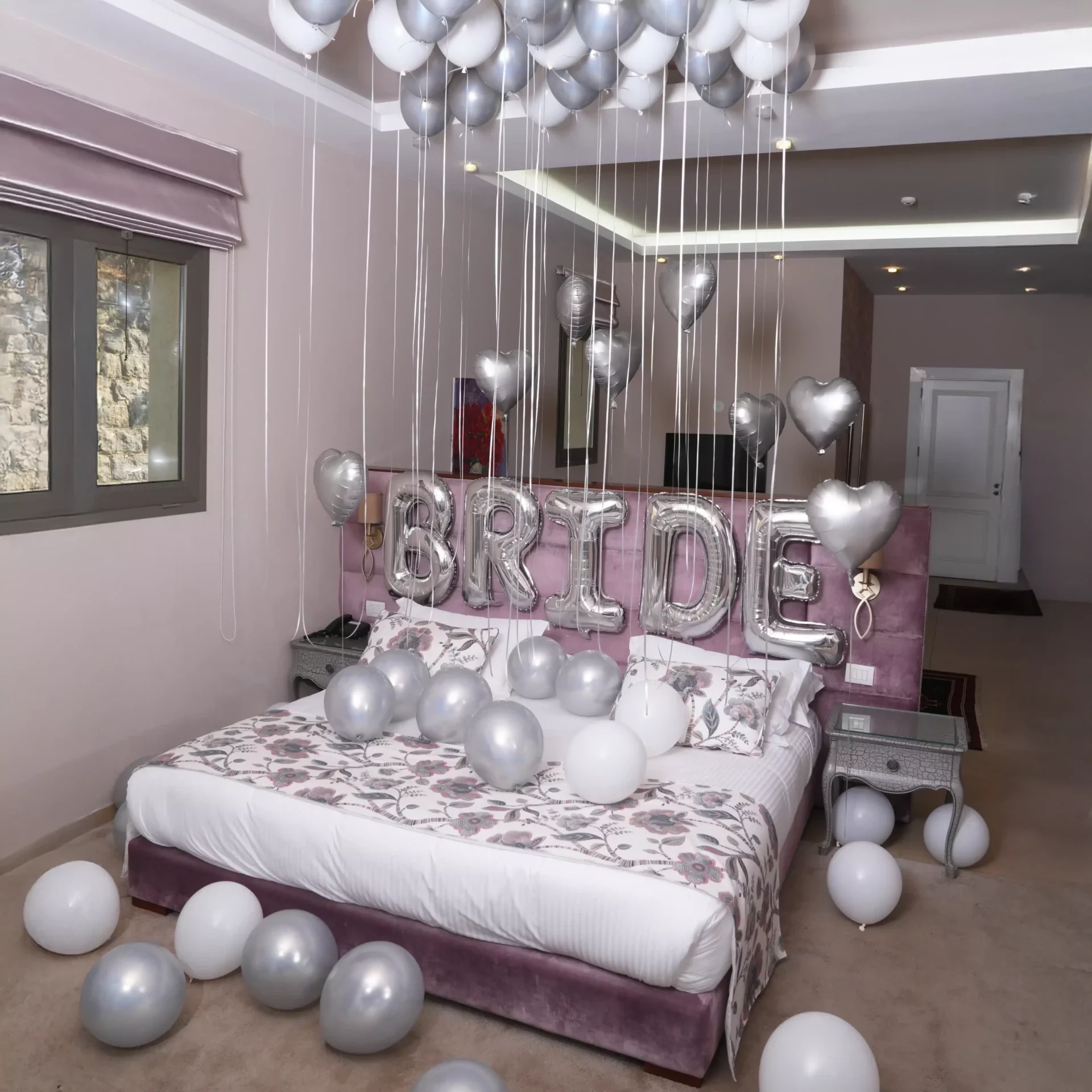 Bride Balloon Room Deco