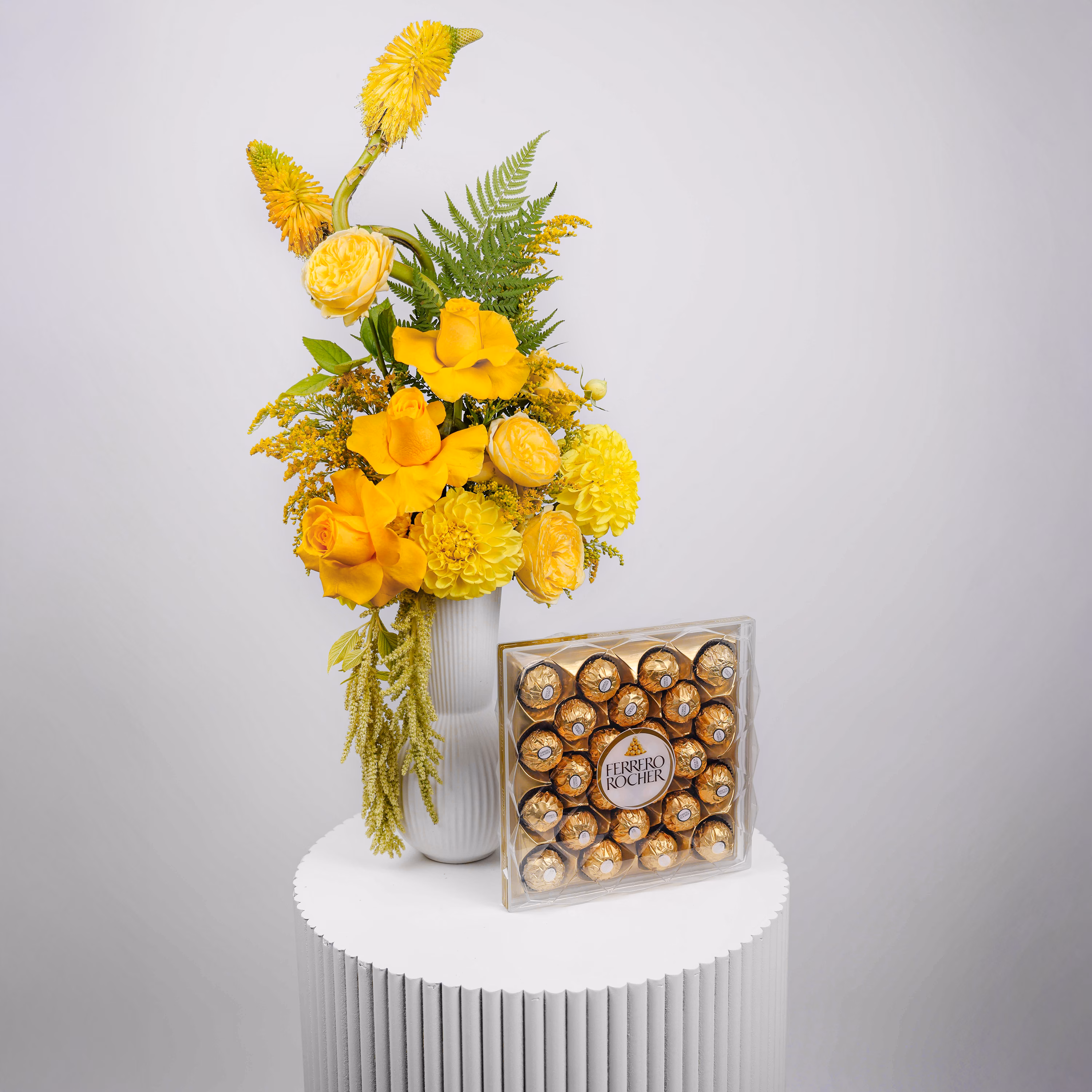 Golden Glow with Ferrero Rocher