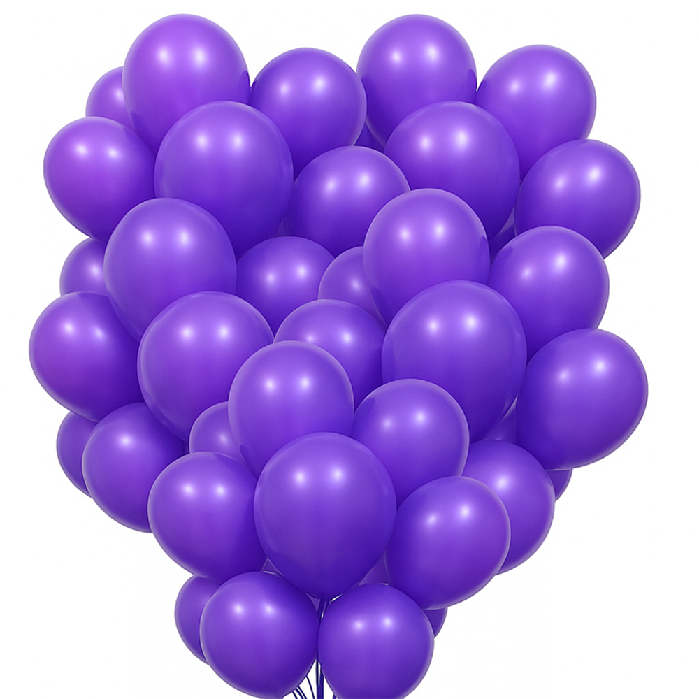 50 Purple Balloons Bundle