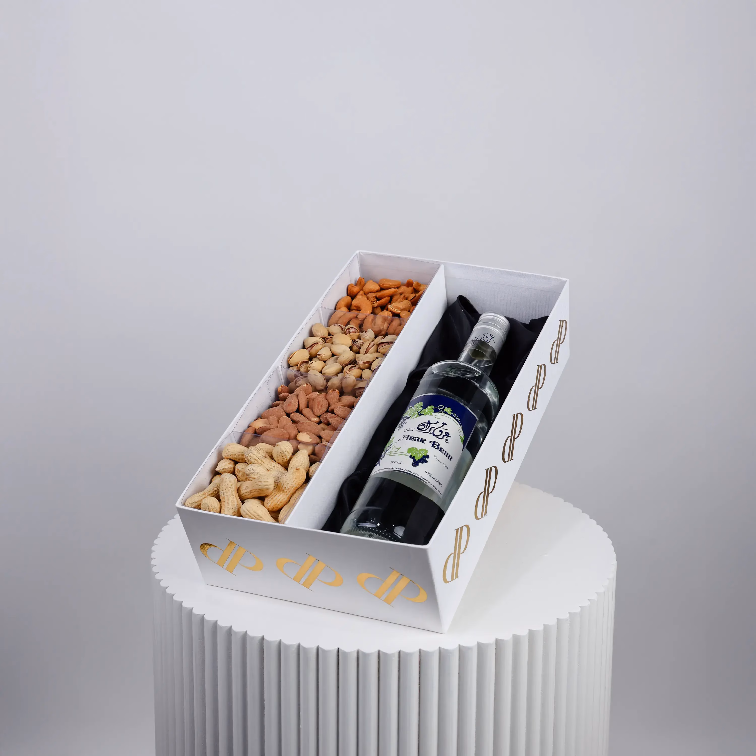Lebanese Arak & Premium Mixed Nuts Gift Box