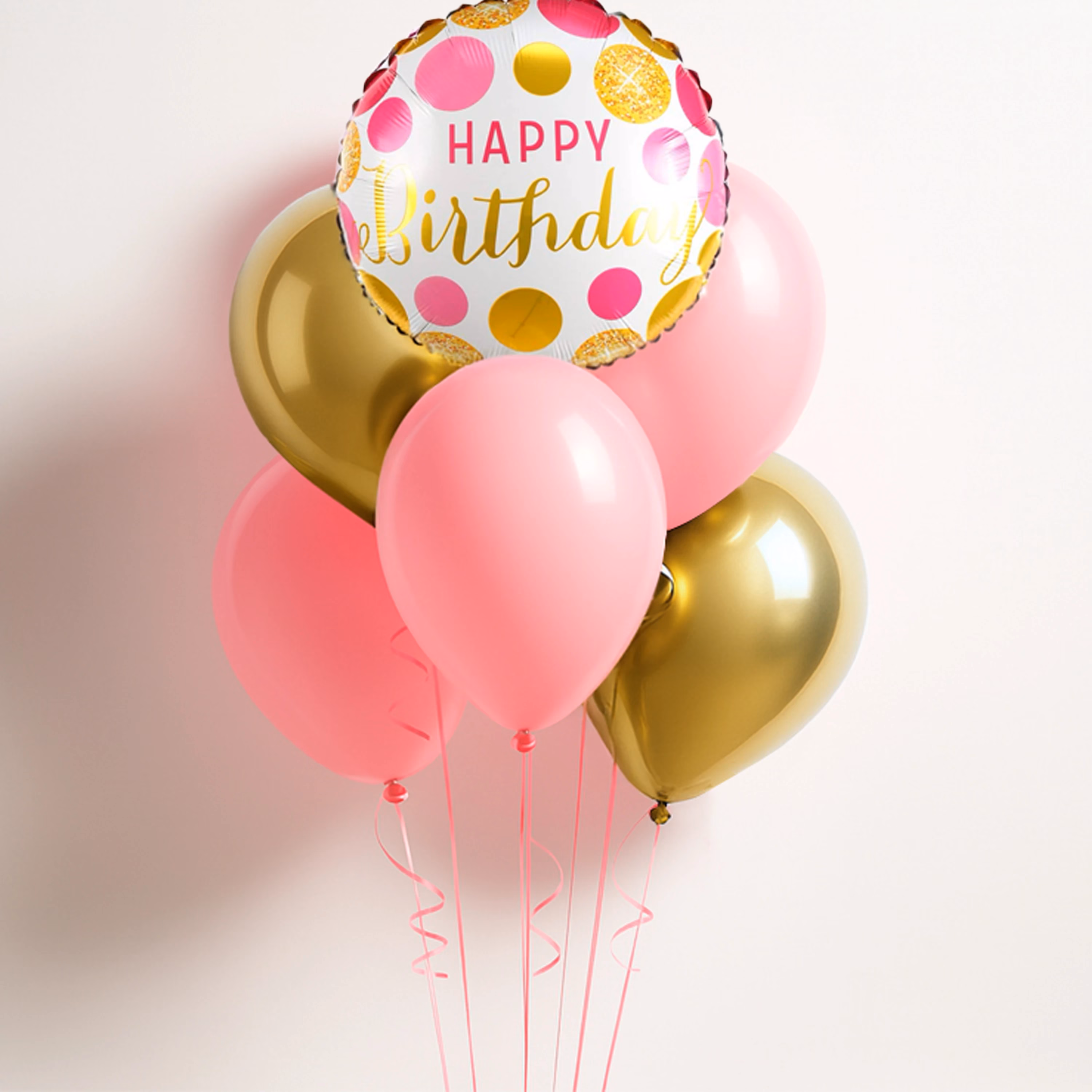 Pink Birthday Balloon Bundle