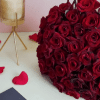 ⁦ترتيب 50 وردة حمراء⁩ - الصورة ⁦2⁩